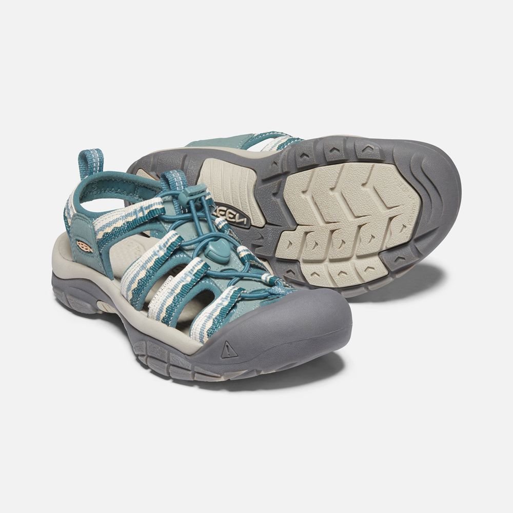 Keen Sandaal Dames Grijs/Blauw - Newport H2 - 18295-LGJW